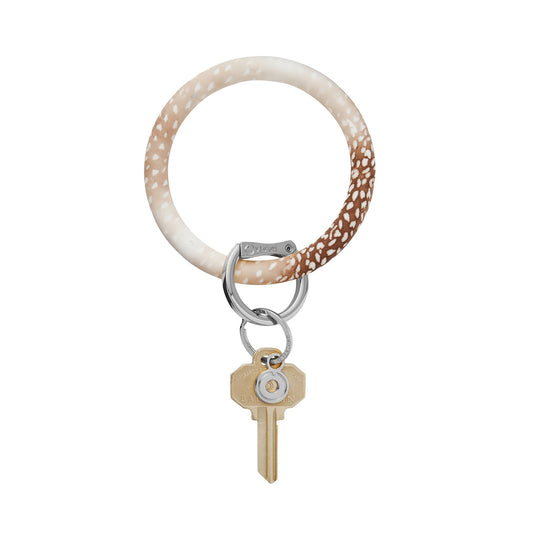 Big O Silicone Animal Print Key Ring