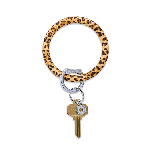 Big O Silicone Animal Print Key Ring