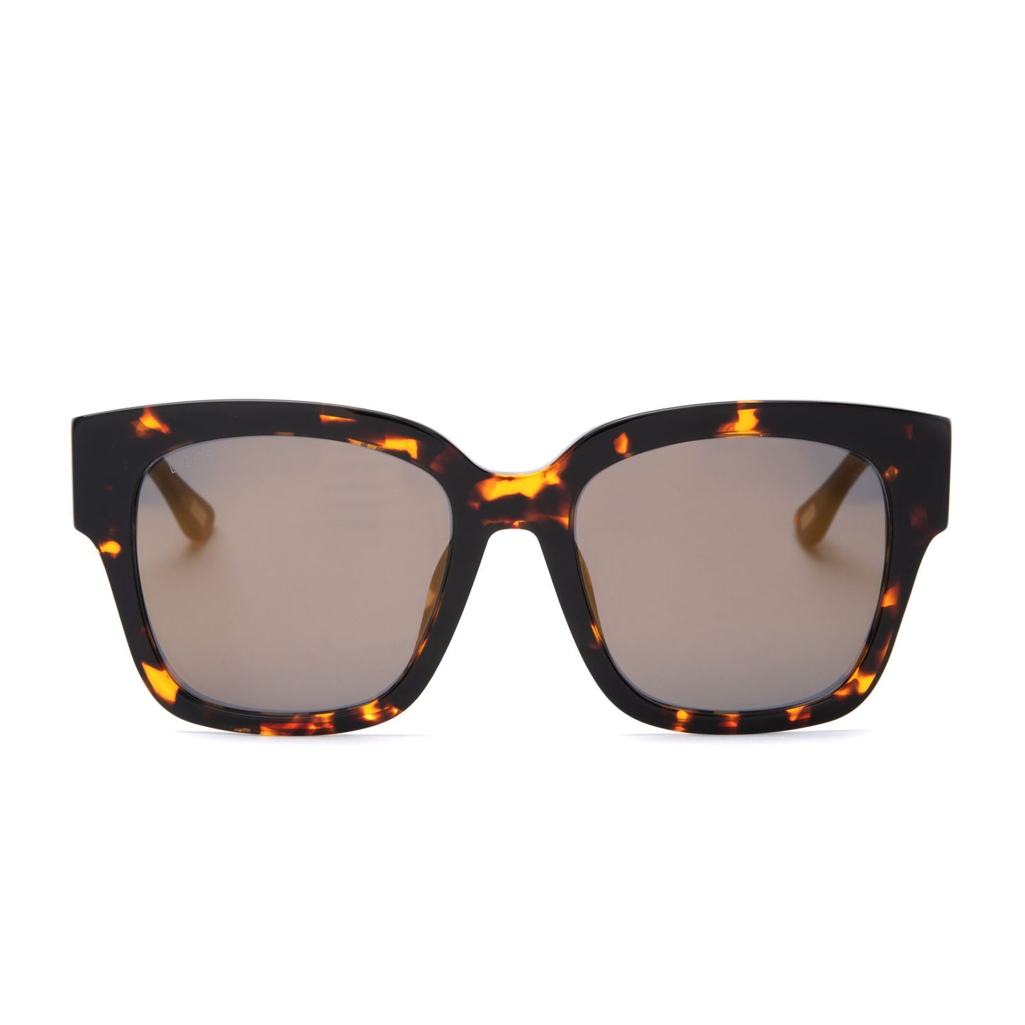 Bella II Dark Tortoise + Gold Mirror + Polarized Sunglasses