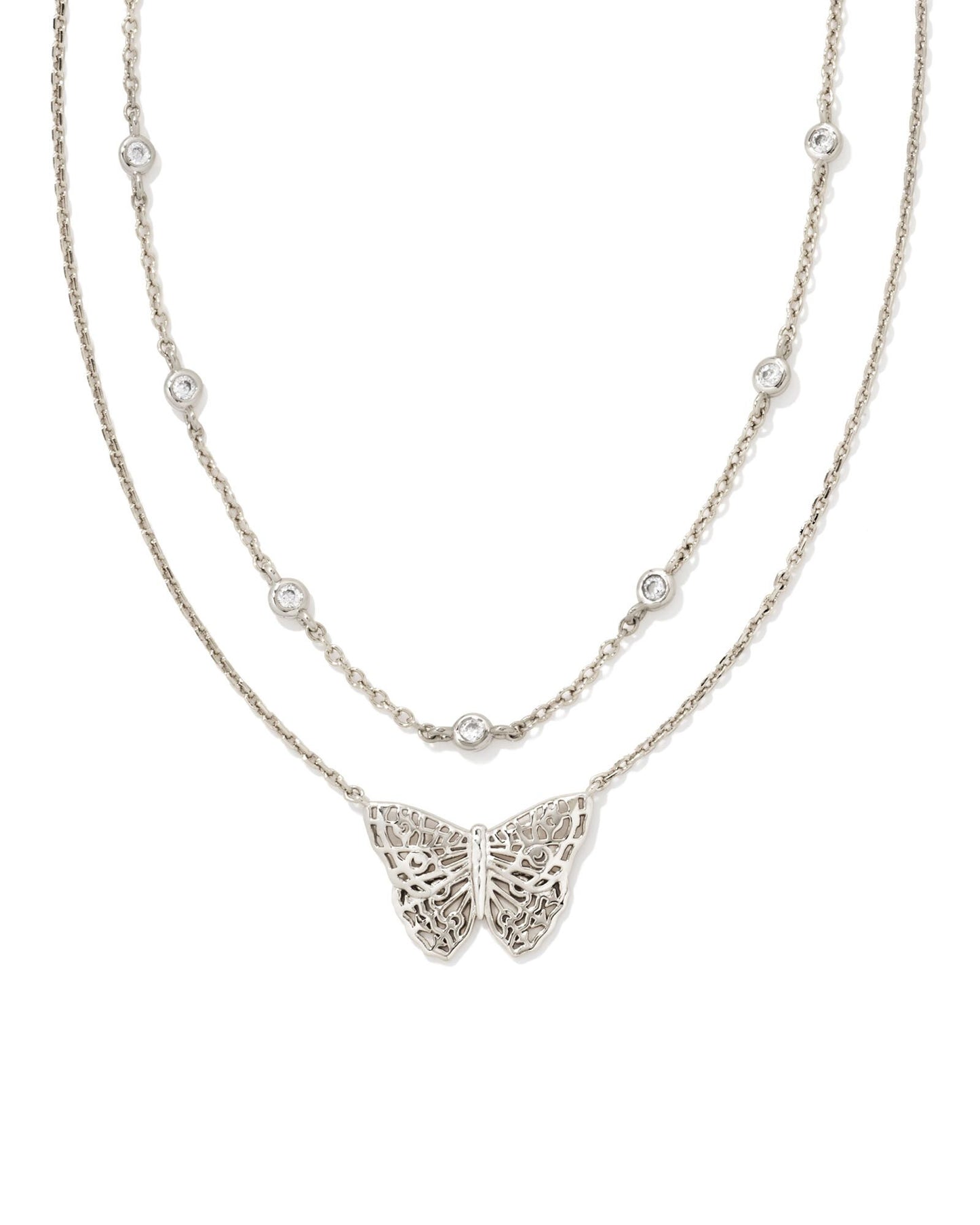 Kendra Scott Hadley Multi Strand Butterfly Necklace