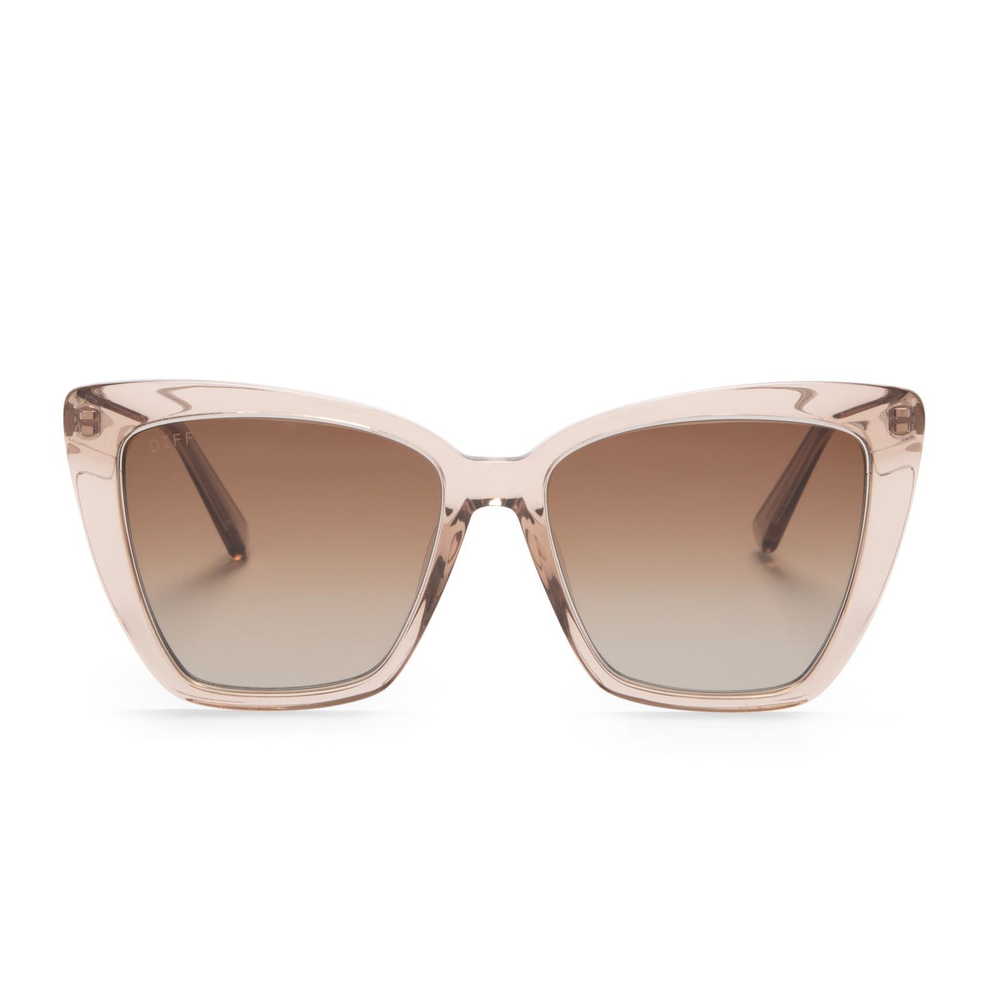 Becky IV Vintage Crystal + Brown Gradient Sunglasses