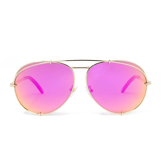Koko Gold + Pink Sunglasses