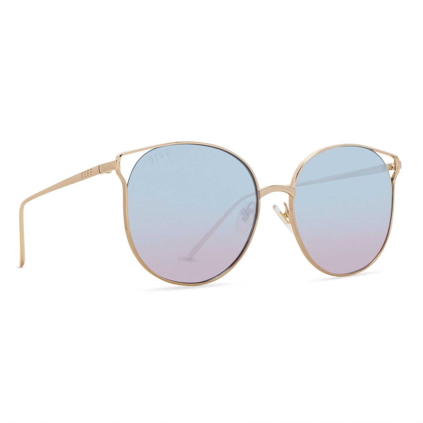 Rory Gold Blue to Lavender Flash Sunglasses