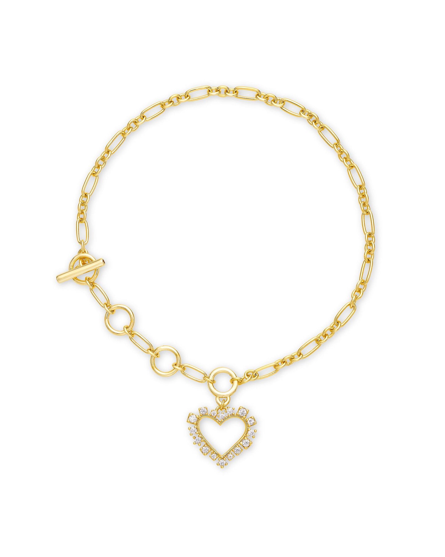 Kendra Scott Ari Heart Crystal Delicate Bracelet
