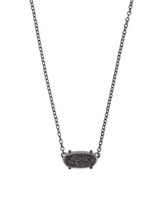 Kendra Scott Ever Gunmetal Pendant Necklace