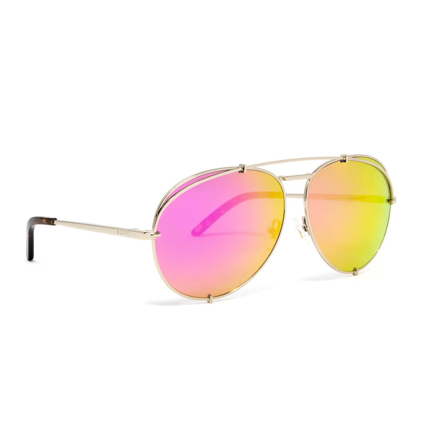 Koko Gold + Pink Sunglasses