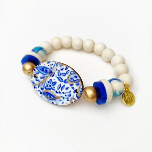 Audra Style Focal Bead Beaded Bracelet