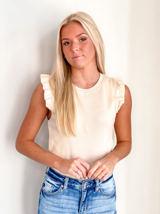 Tillie Ruffle Sleeve Tank