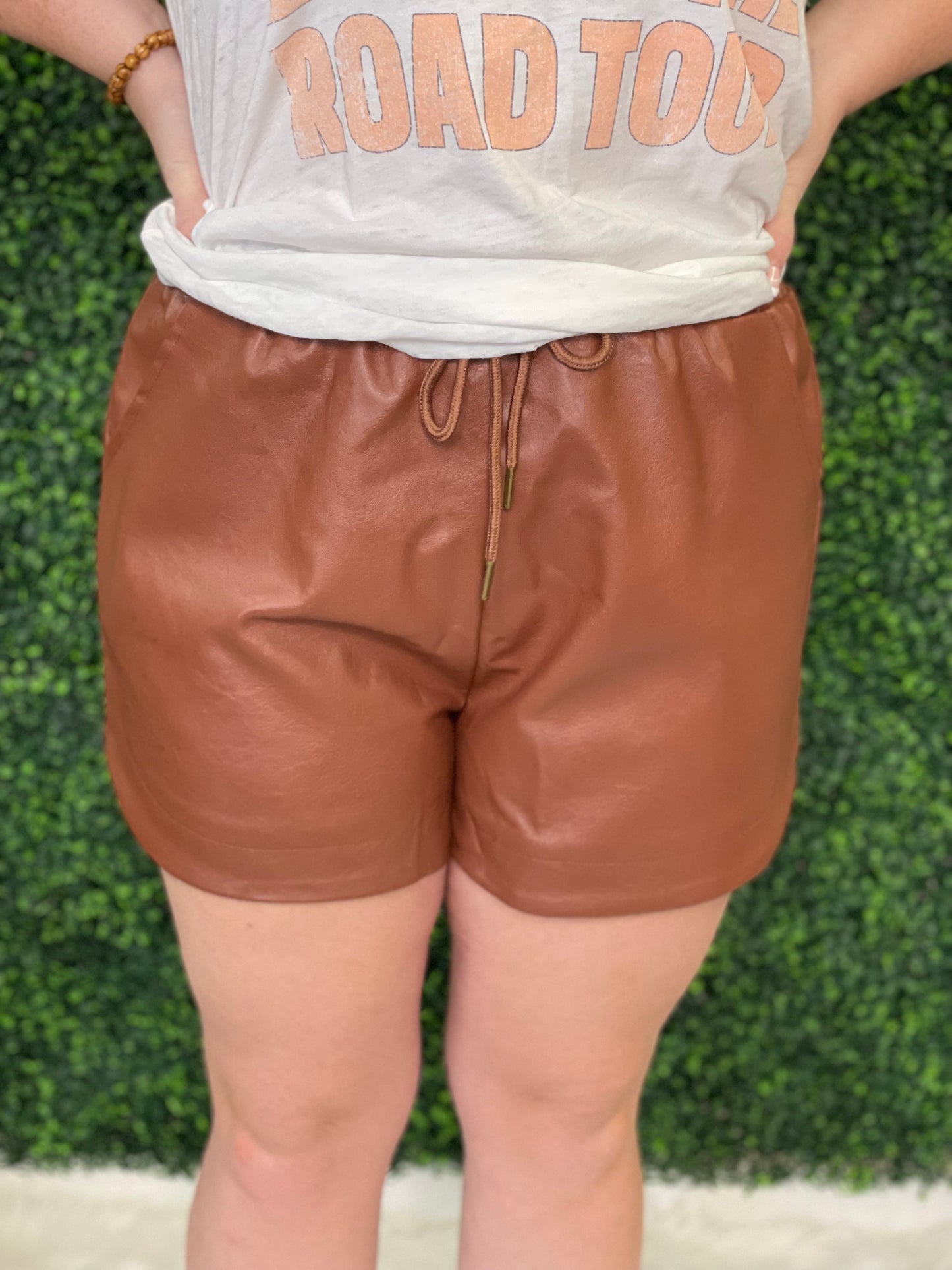 La Vita Loca Leather Shorts