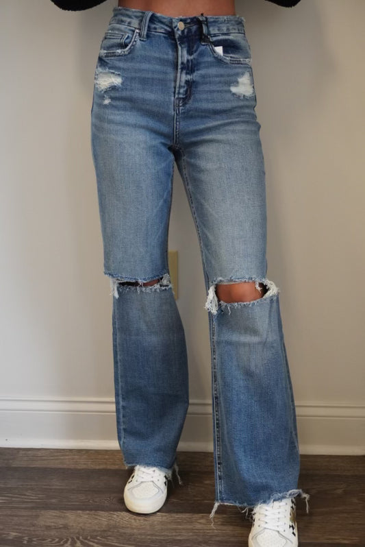 Ginny High Rise Wide Leg Jeans
