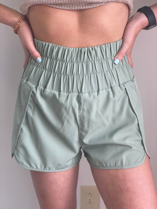 Halsey High Waisted Shorts