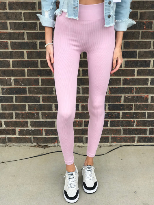 Peri Ribbed Essential Seamless Highwaist Leggings