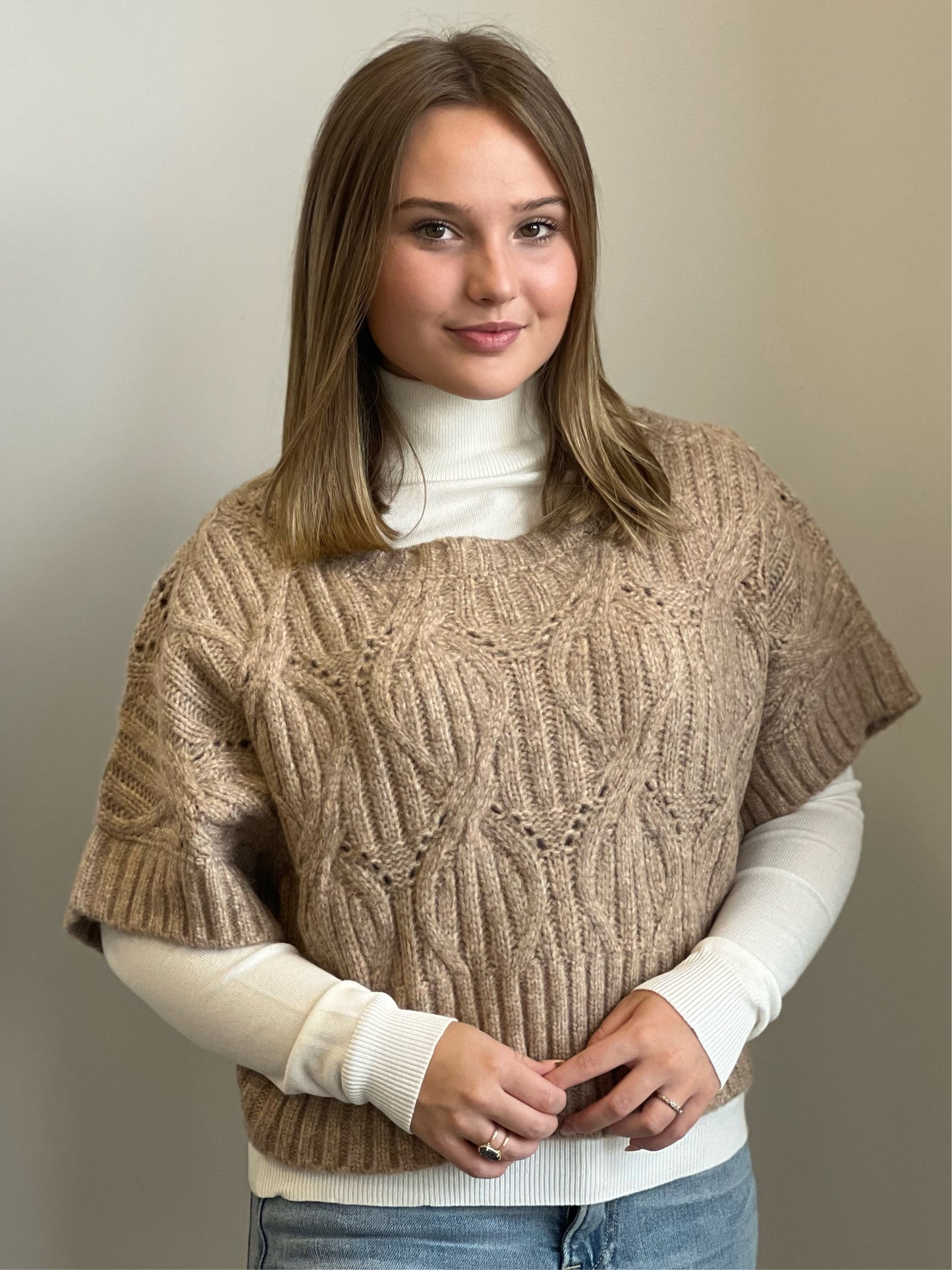 Meredith Short Sleeve Sweater