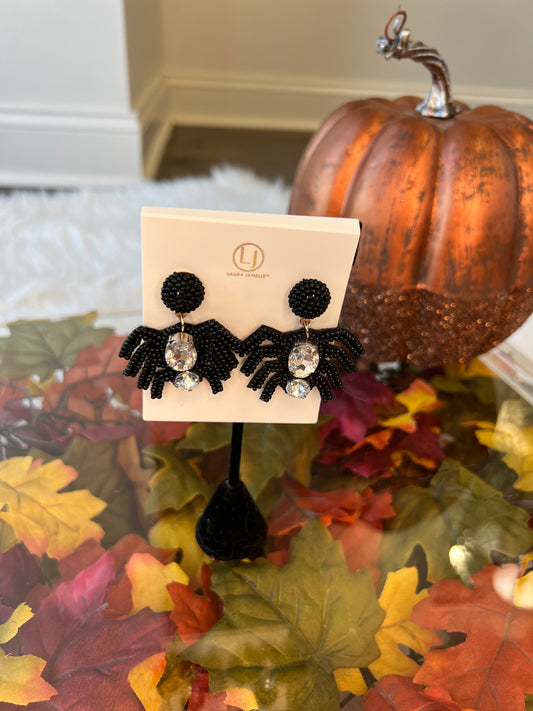Halloween Spider Earrings
