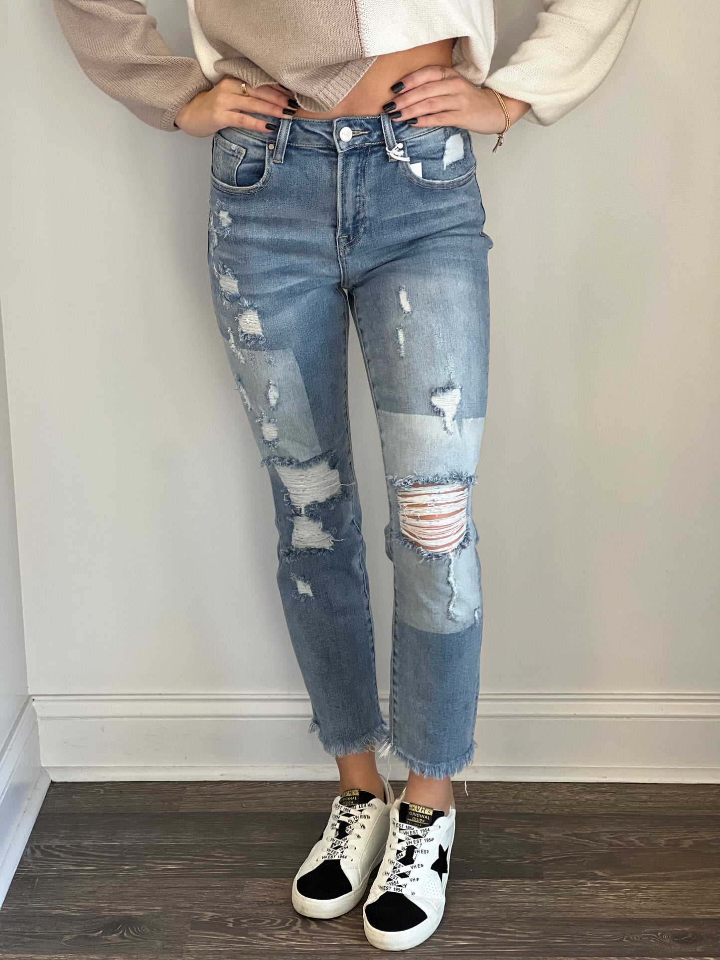 Kylie High Waisted Straight Jeans