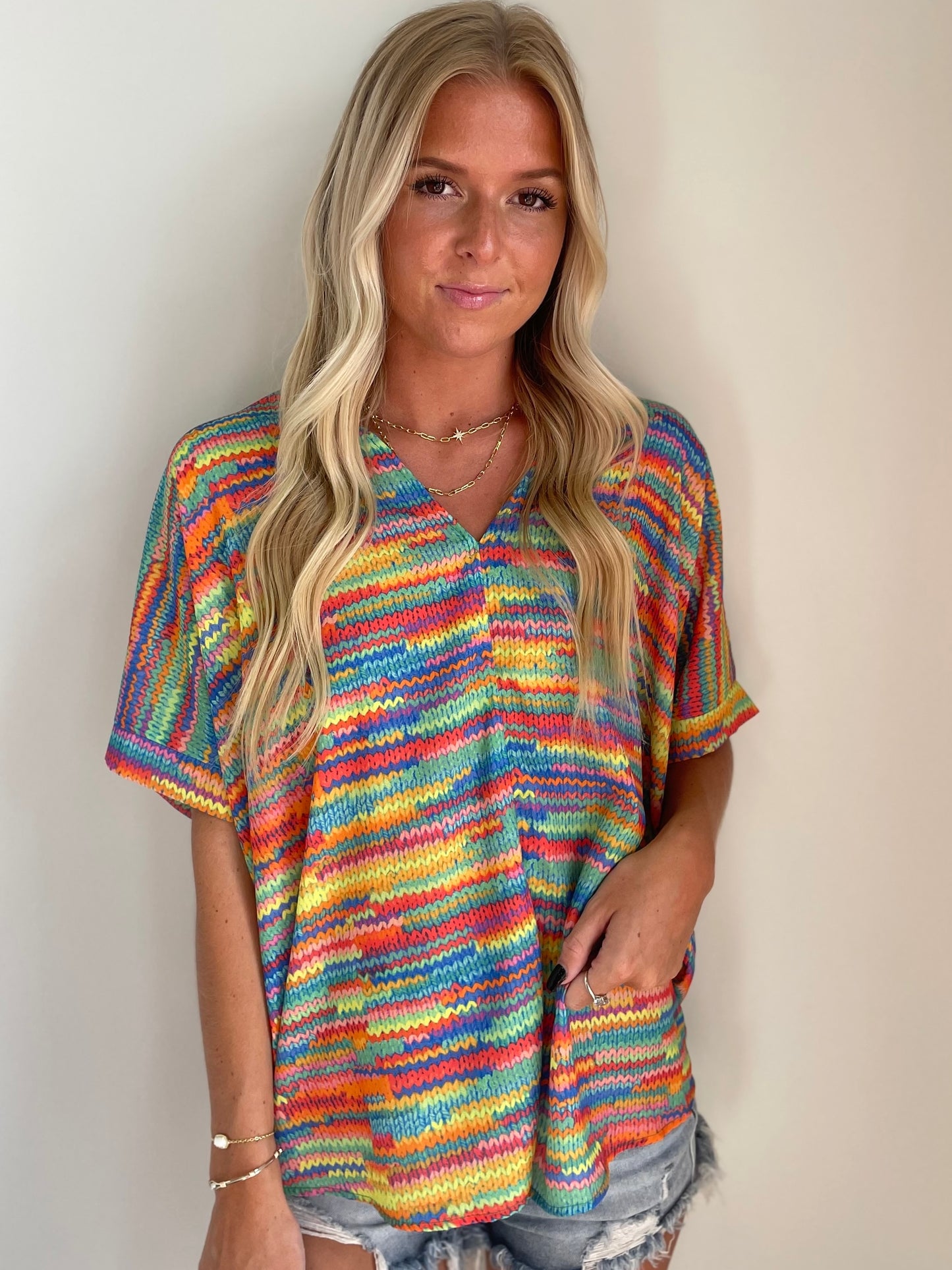 Melly Multi Color Top