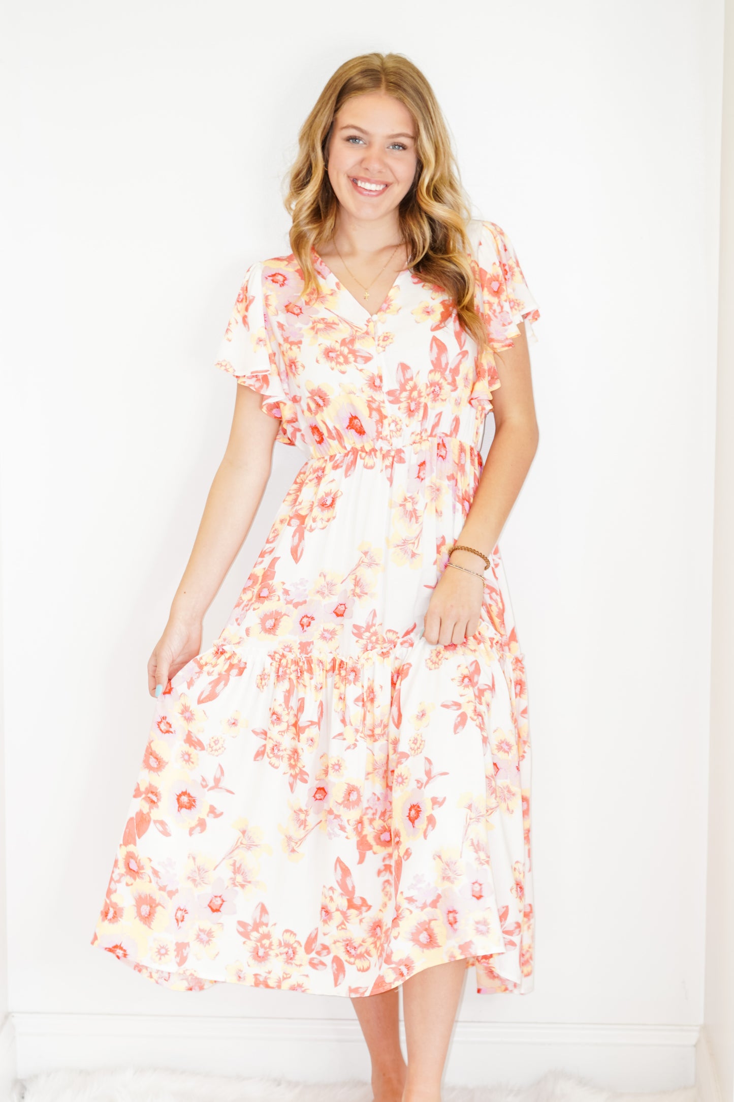 Farrah Floral Printed Dress