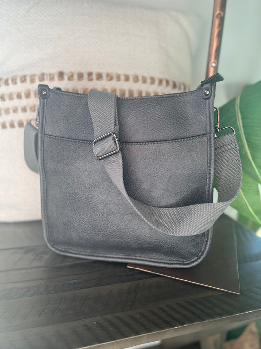 Posie Charcoal Crossbody