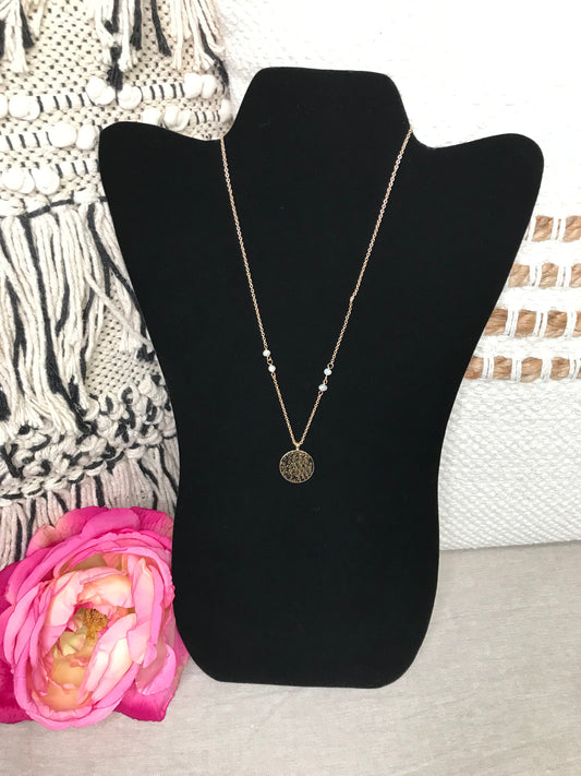 Gracie Gold Charm and Pearls Necklace