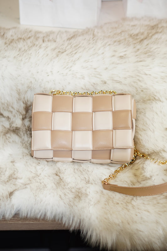 Taylor Texture Checkered Crossbody