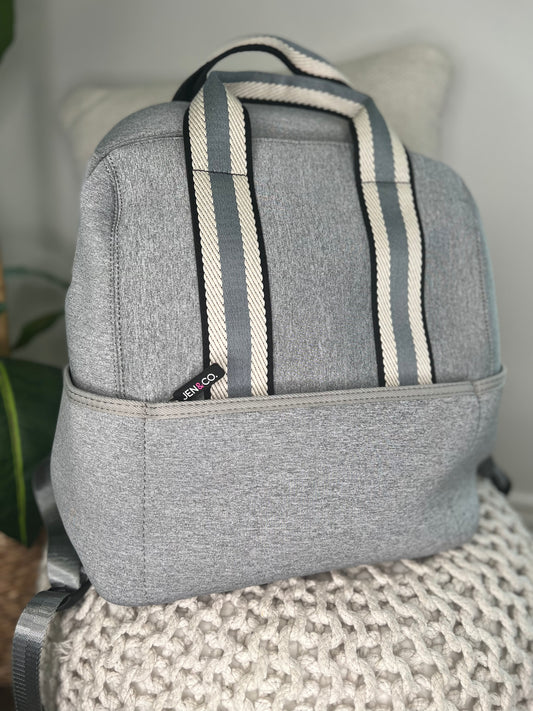 Hattie Neoprene Backpack Purse