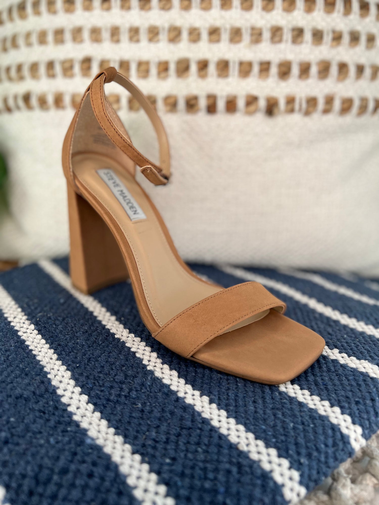 Steve Madden TIAA Nubuck Block Heel Allie and Me Boutique