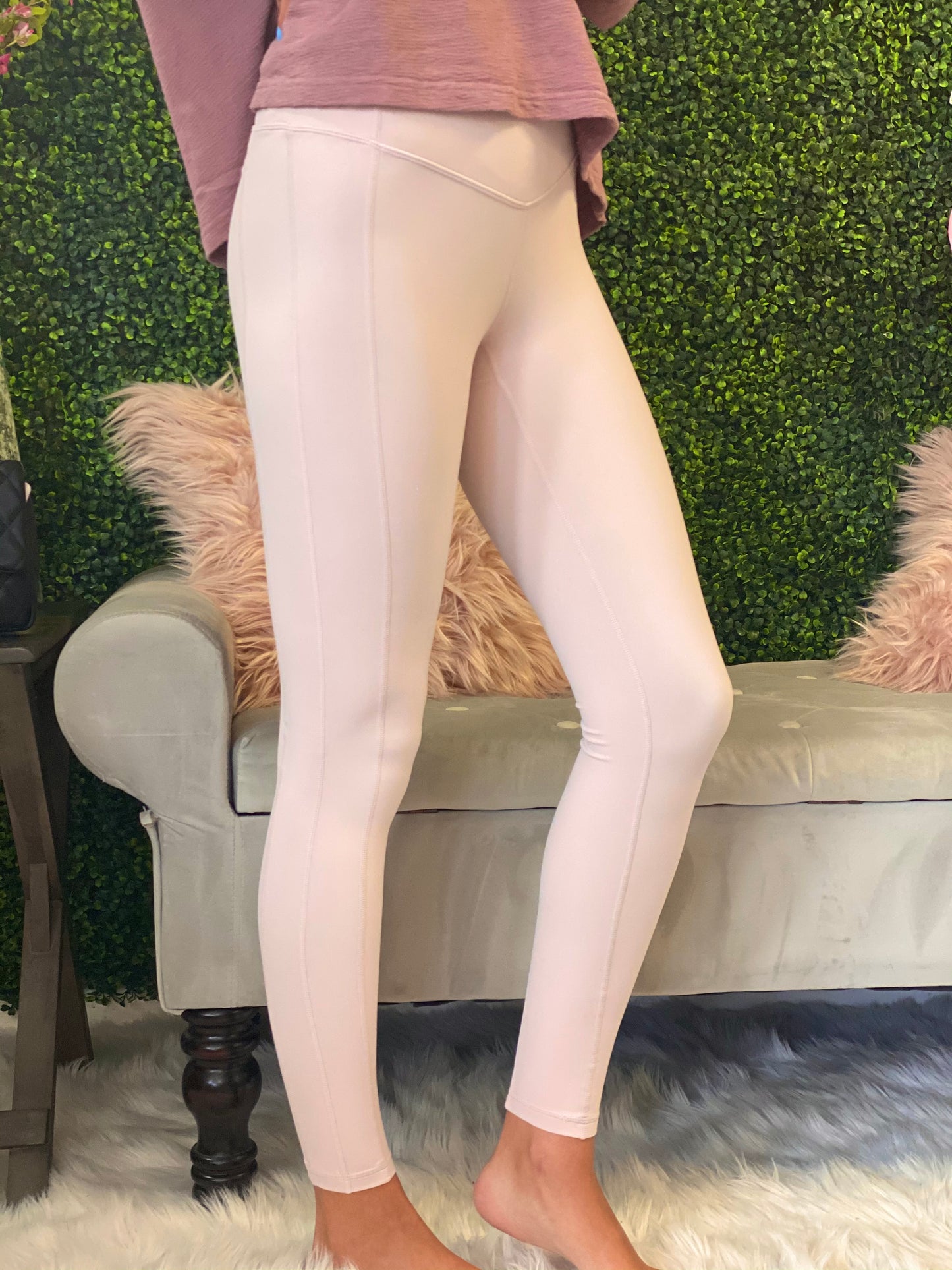 Pretty in Pink High Waisted Leggings