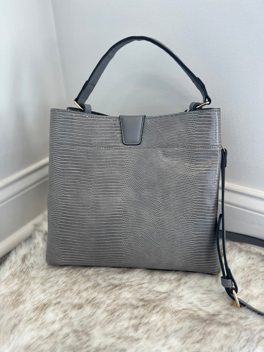 Tati Lizard Grey Crossbody