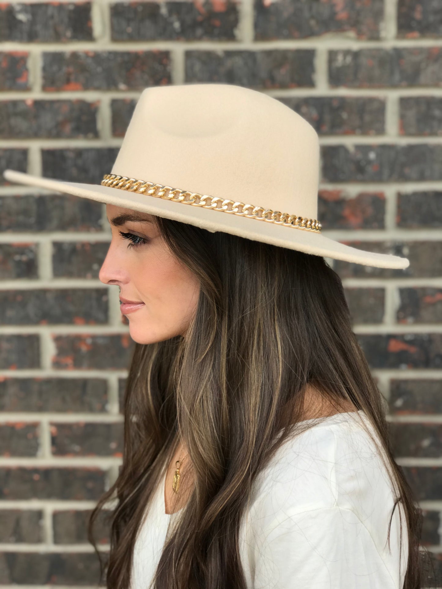 Brynn Chain Band Fedora Hat (multiple colors)