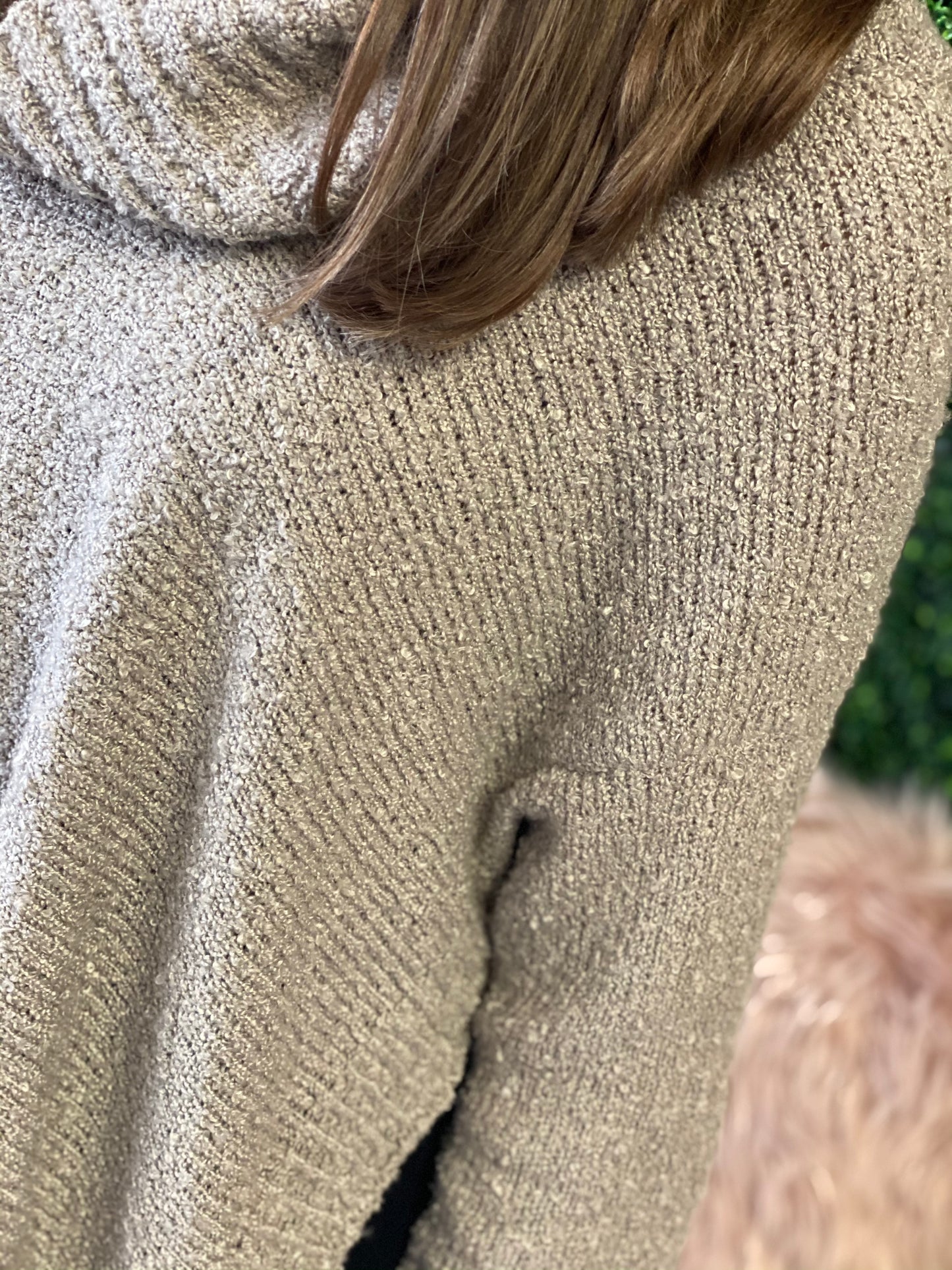 Stacy Cowl Neck Open Side Sweater