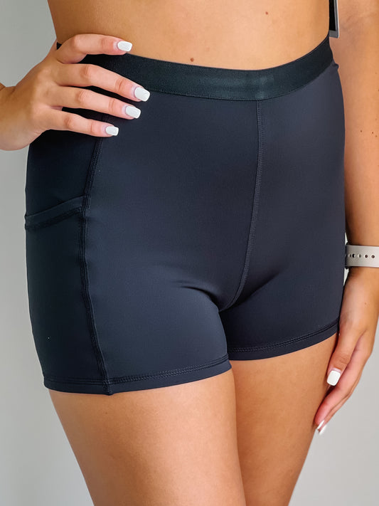 Hensley High Waisted Slip Shorts