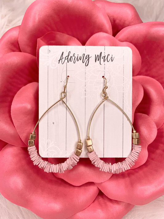 Remora Rubber Shell Teardrop Earrings