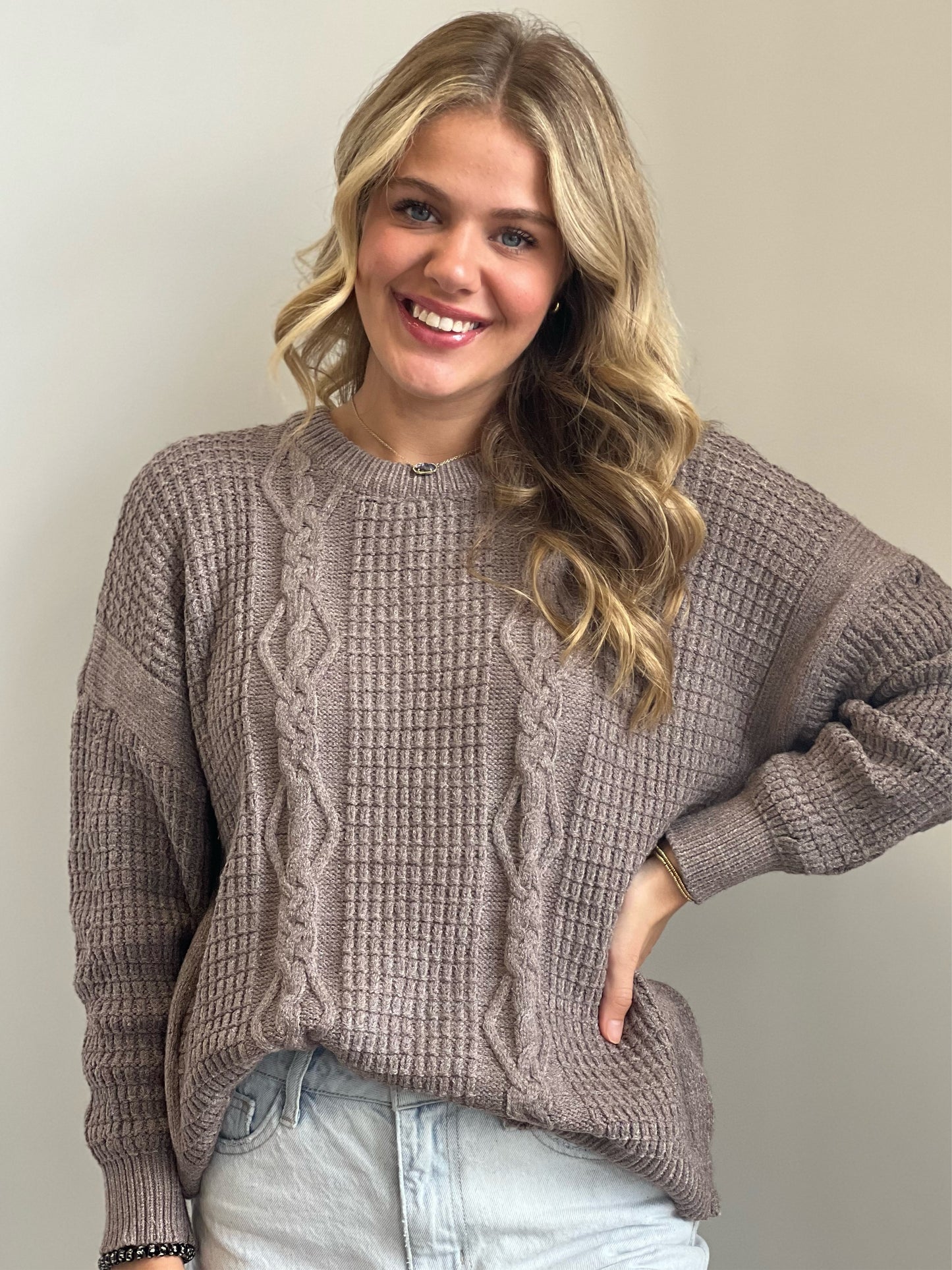 Rorie Cable Knit Sweater